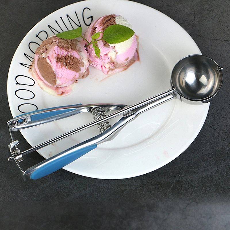 Amazon hot sales eco-friendly Fruit Ball Scoop Kitchen Accessories stainless steel ice cream scoop