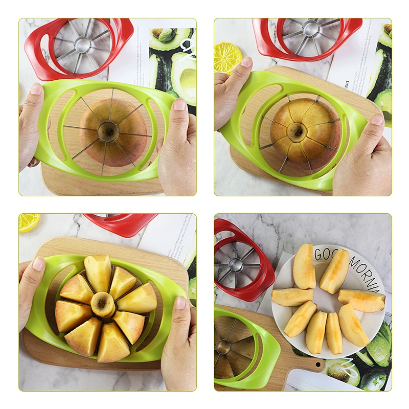 Amazon Hot Selling Stainless Steel Apple Fruit Slicer Cutter apple core remover Fruit & Vegetable Tools apple cutter