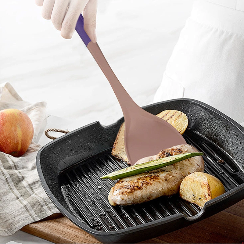 Kitchen accessories Silicone spatula Turner heat resistant cooking on stick kitchen utensils turner Silicone