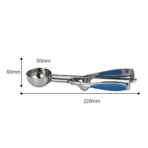 Amazon hot sales eco-friendly Fruit Ball Scoop Kitchen Accessories stainless steel ice cream scoop