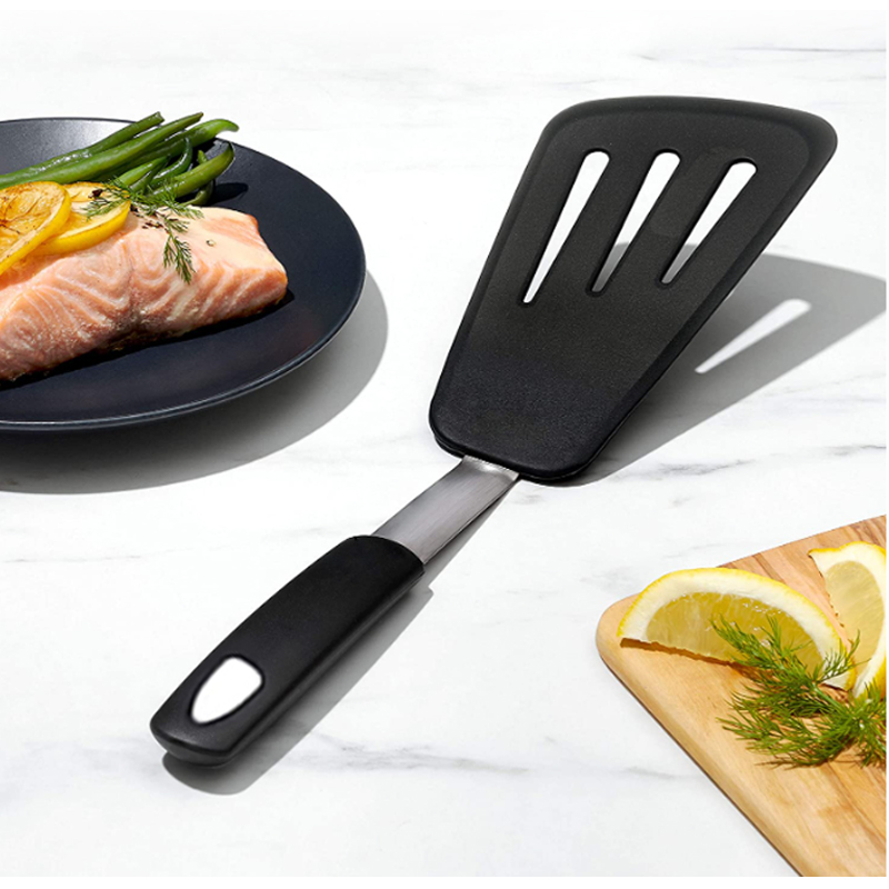 kitchen accessories reusable Silicone egg turner kitchen gadgets nonstick cookware custom silicone turner spatula for kitchen