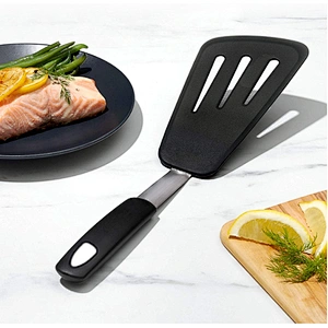 kitchen accessories reusable Silicone egg turner kitchen gadgets nonstick cookware custom silicone turner spatula for kitchen