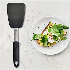 Silicone Turner Spatula Resistant Flexible Rubber Kitchen Cooking Utensil Egg Turner Pancake Flippers Pile Turner