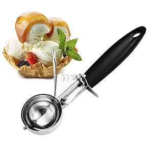 Amazon Hot Seller Stainless Steel Ice cream spoon Creative Coffee Spoon dessert spoon Kitchen Accessories Ice Cream Scoop