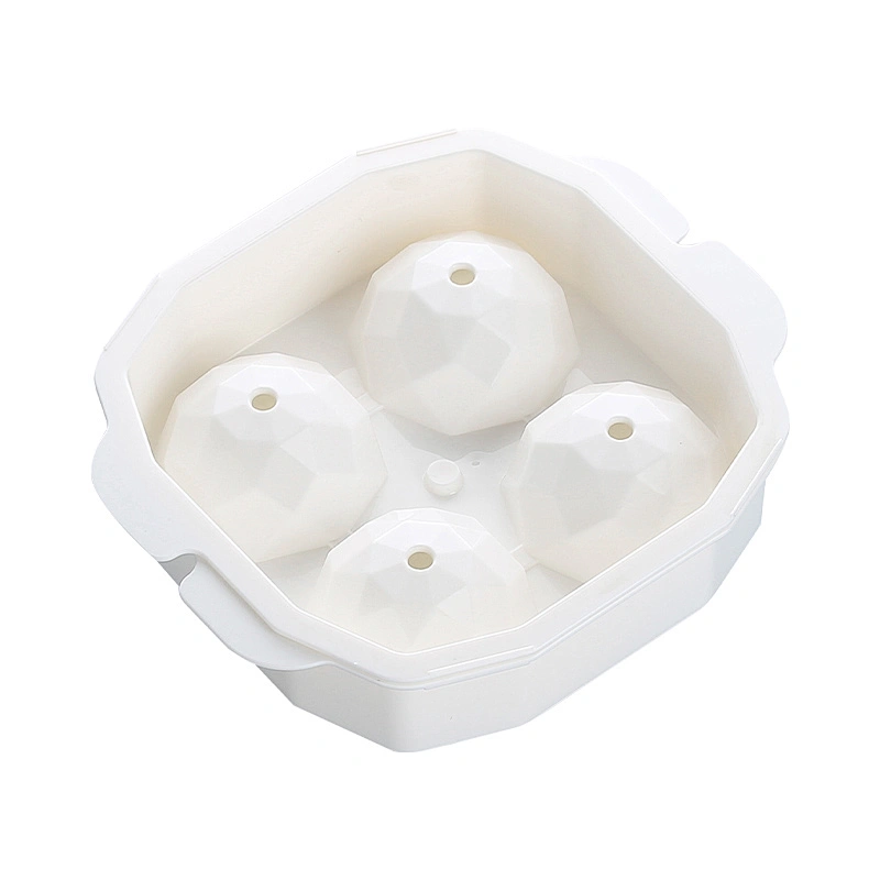 Wholesale Custom ice ball maker Reusable Ice Molds Sphere Whiskey Round Brill Ice Cube Tray with Lid