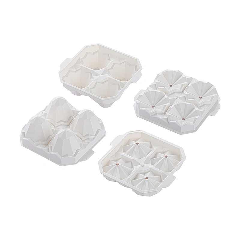 4 Cavity Food Grade Star drill Shape Ice Tray / Star drill Shape Ice Cube Tray Mold/Star drill Ice Ball Maker