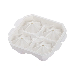 4 Cavity Food Grade Star drill Shape Ice Tray / Star drill Shape Ice Cube Tray Mold/Star drill Ice Ball Maker