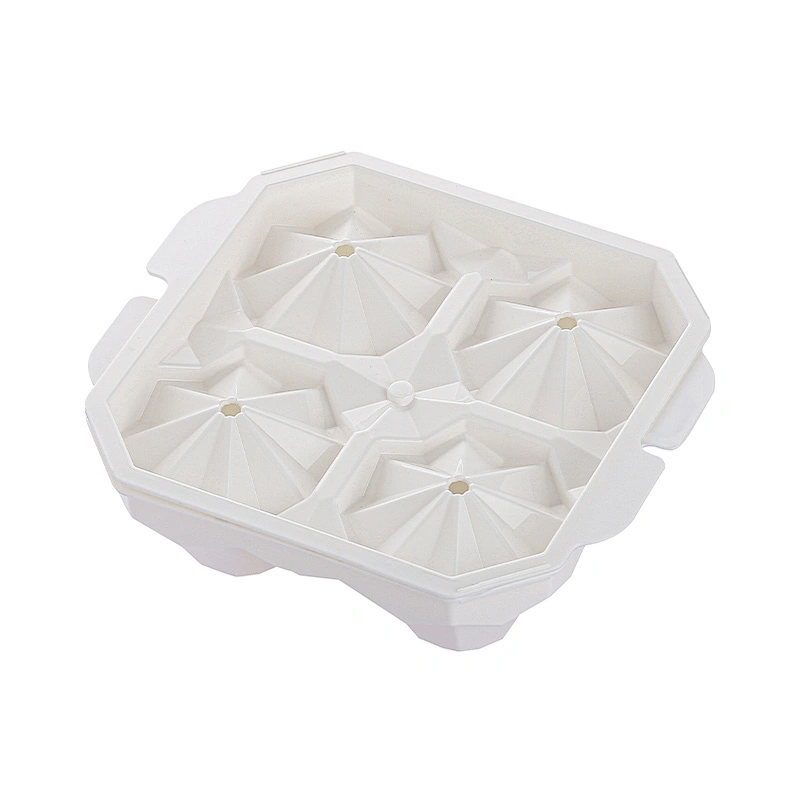 4 Cavity Food Grade Star drill Shape Ice Tray / Star drill Shape Ice Cube Tray Mold/Star drill Ice Ball Maker