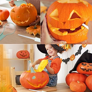 amazon top seller  Pumpkin Sculpting Kit Carving Tool Fruit Knife kitchen accessories  Pumpkin Carving Knife Set