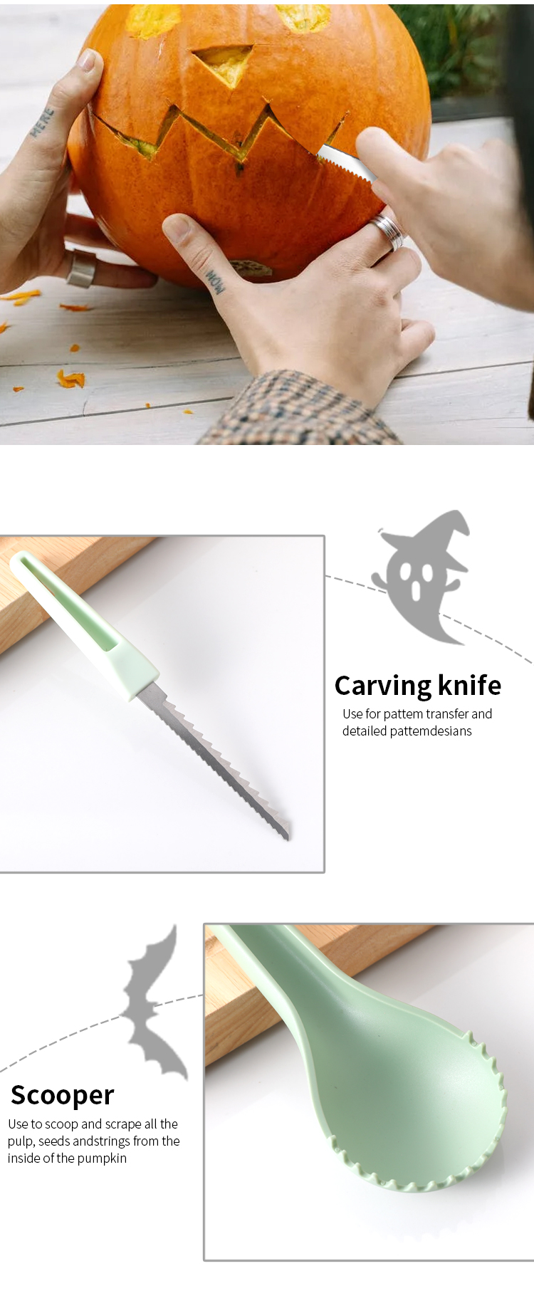 fruit carving knife set