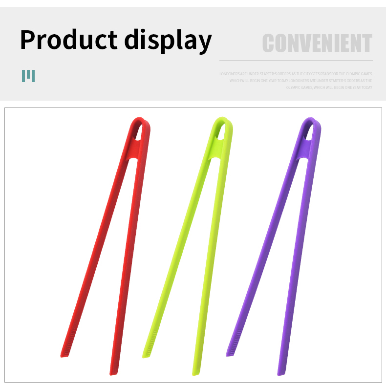 silicone food tongs