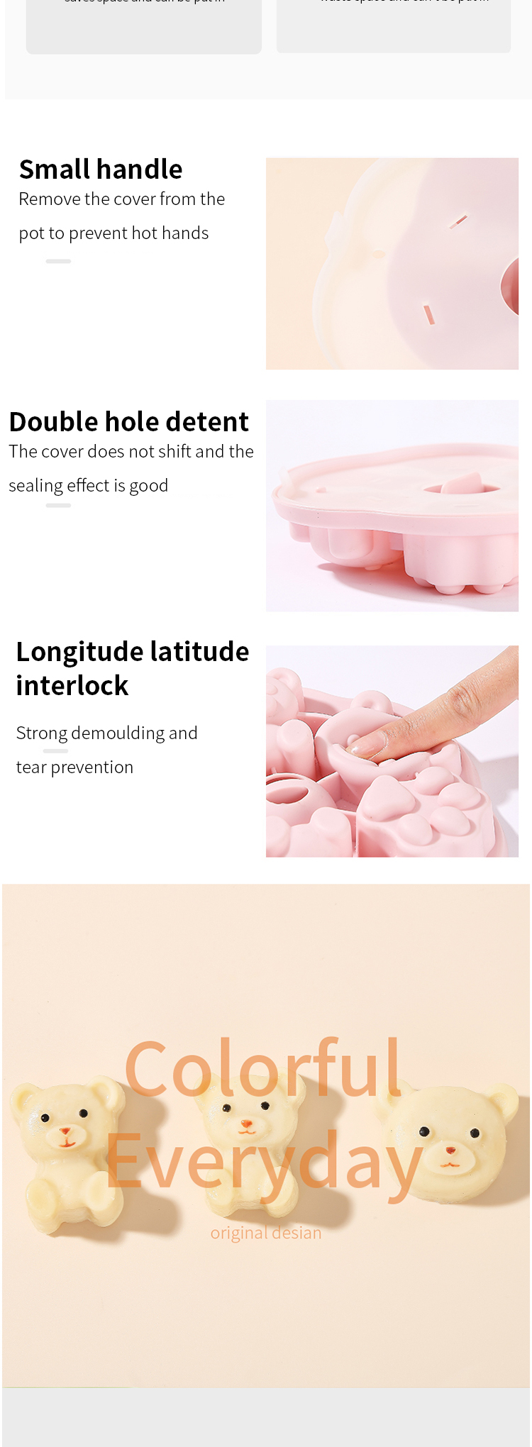 silicone baking cake mold set