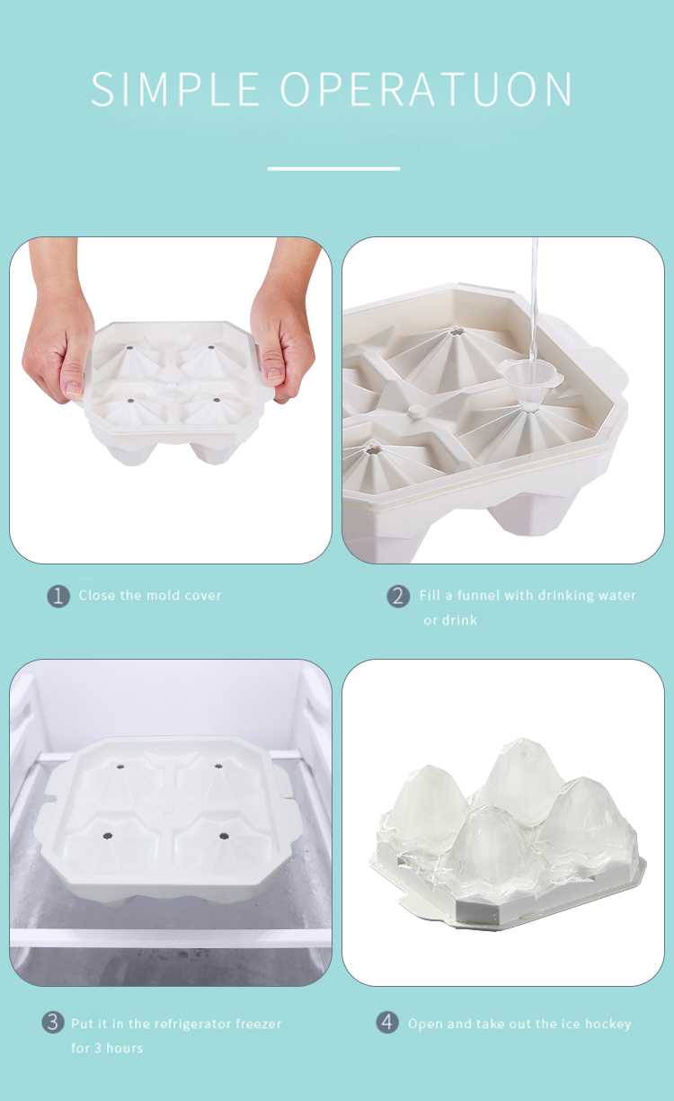 star shape ice cube