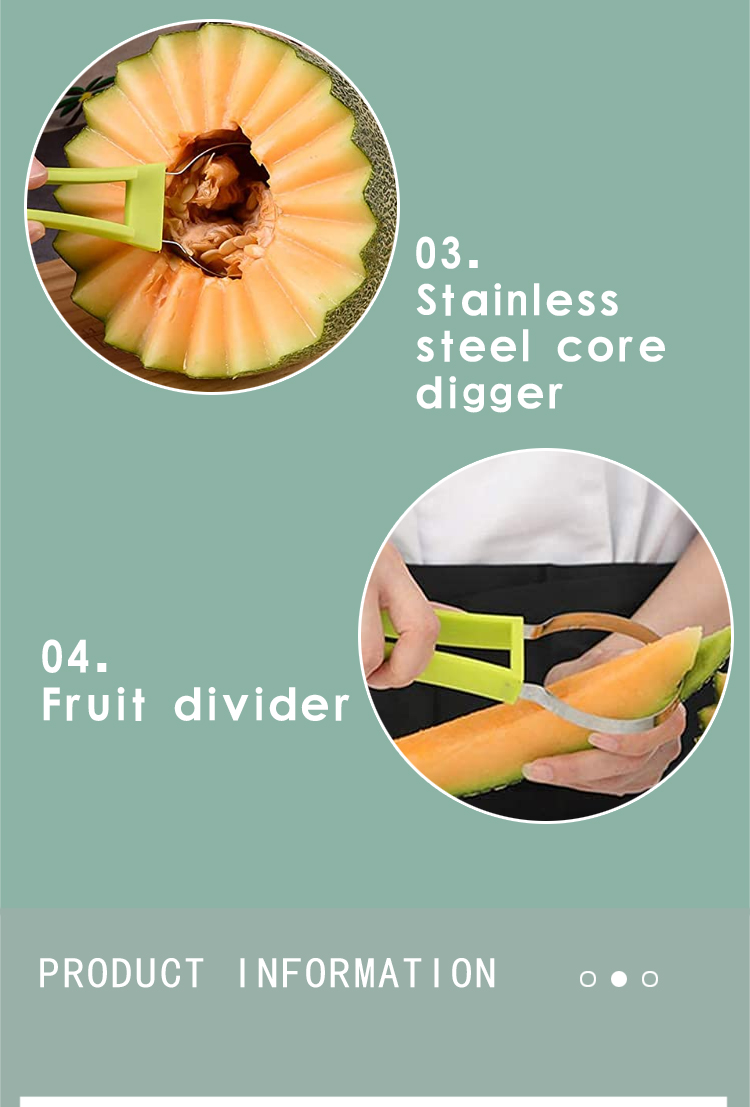 stainless steel fruit spoon