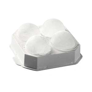 Amazon hot sale Easy Release 4 Ice Trays Ice Cube Molds Removable Lid Portable Ice ball cube Tray