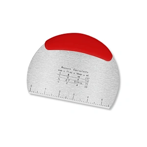 Stainless steel Pastry Dough cutter chopper scraper with Ruler kitchen baking tools Dough Bench Scraper