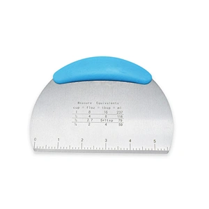 Stainless steel Pastry Dough cutter chopper scraper with Ruler kitchen baking tools Dough Bench Scraper