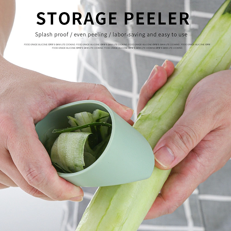 2022 Multi-function Vegetable Fruit Peeler Kitchen Gadget Storage Container Potato Carrot Peeler