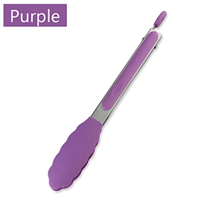 amazon top seller silicone kitchen utensil Heat resistant bbq tongs food clip for Grilling Serving Cooking kitchen gadget