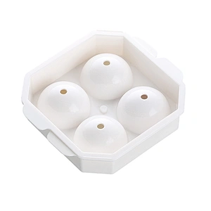 Amazon hot sale Easy Release 4 Ice Trays Ice Cube Molds Removable Lid Portable Ice ball cube Tray
