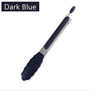 amazon top seller silicone kitchen utensil Heat resistant bbq tongs food clip for Grilling Serving Cooking kitchen gadget