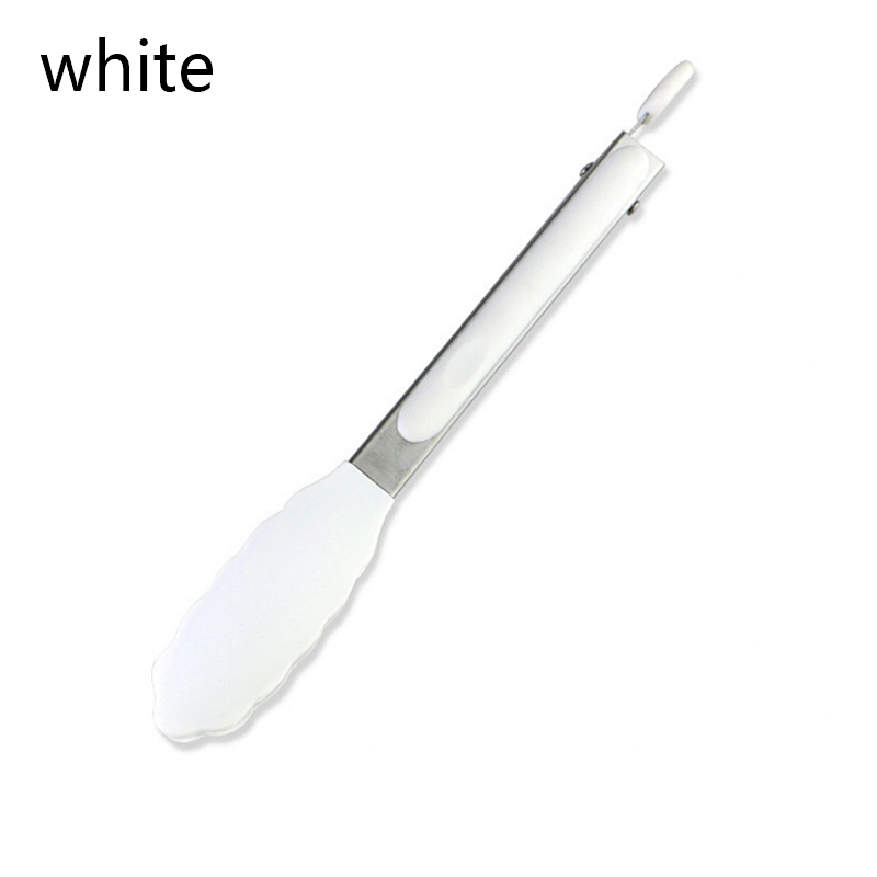 amazon top seller silicone kitchen utensil Heat resistant bbq tongs food clip for Grilling Serving Cooking kitchen gadget