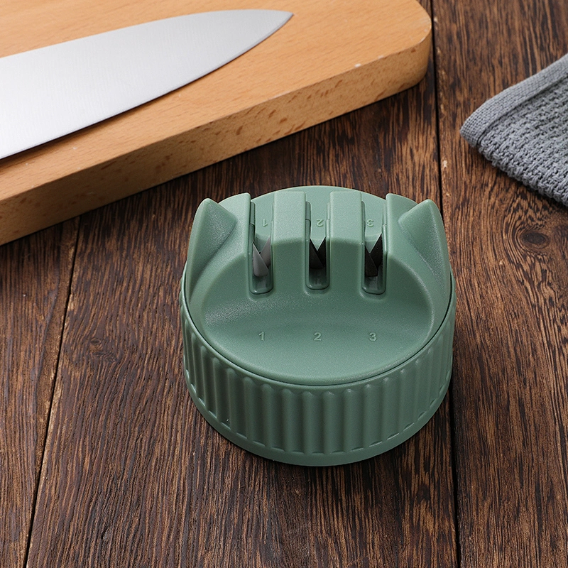 Professional sharpening Kitchen Knives Scissor Sharpener kitchen gadgets 3-section Handheld knife sharpener
