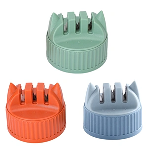 Professional sharpening Kitchen Knives Scissor Sharpener kitchen gadgets 3-section Handheld knife sharpener