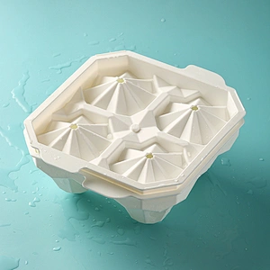 4 Cavity Food Grade Star drill Shape Ice Tray / Star drill Shape Ice Cube Tray Mold/Star drill Ice Ball Maker