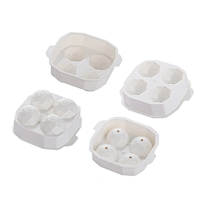 Wholesale Custom ice ball maker Reusable Ice Molds Sphere Whiskey Round Brill Ice Cube Tray with Lid