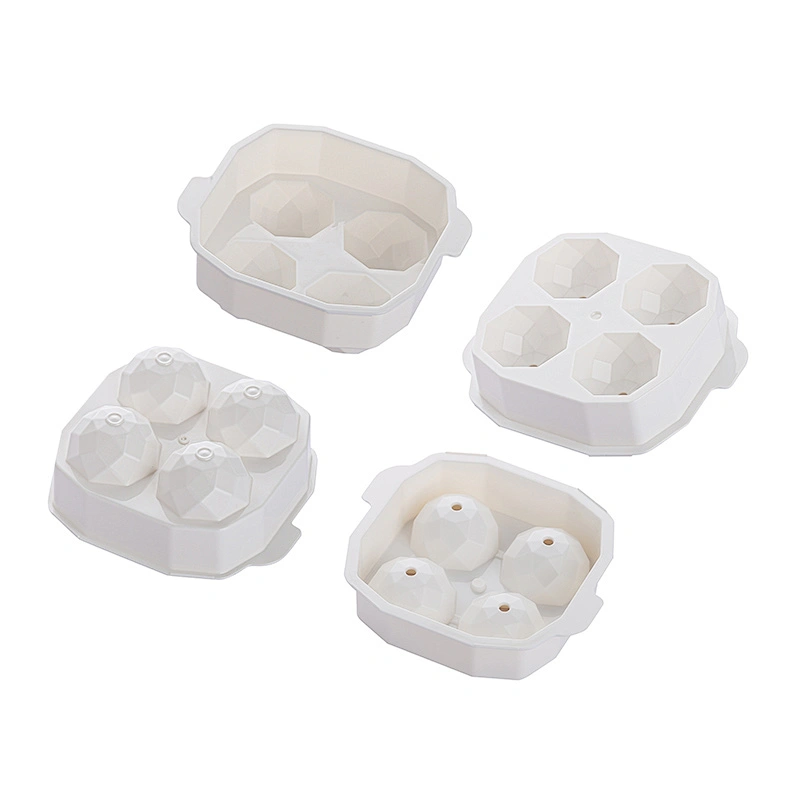 Wholesale Custom ice ball maker Reusable Ice Molds Sphere Whiskey Round Brill Ice Cube Tray with Lid