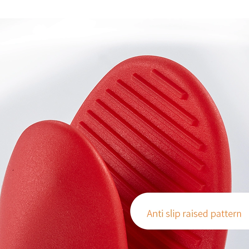 Wholesale hot sale Heat Resistant Anti Scald Gloves Kitchen baking Thicken   Thick anti scalding Oven Pinch Mitts