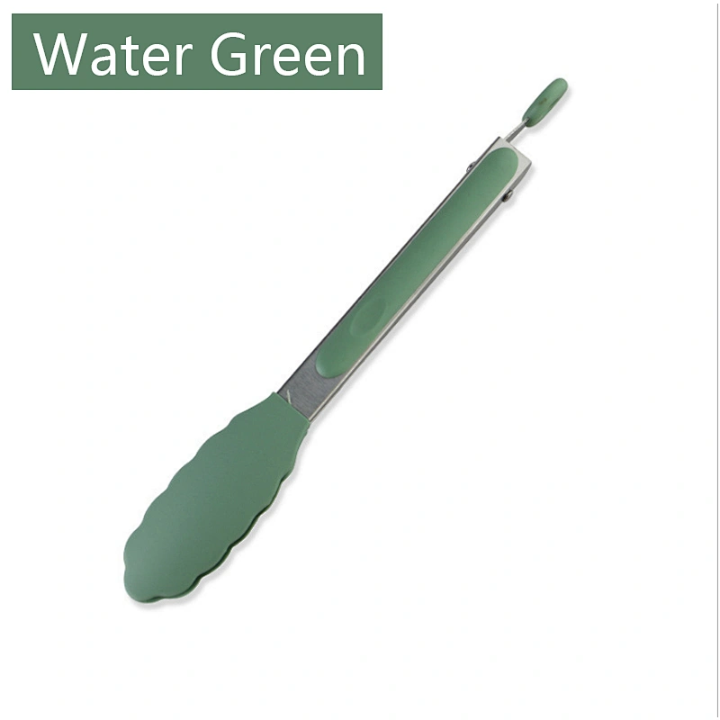amazon top seller silicone kitchen utensil Heat resistant bbq tongs food clip for Grilling Serving Cooking kitchen gadget