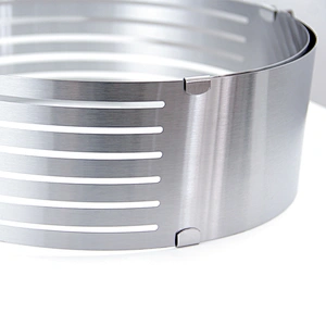 Hot sales christmas food grade stainless steel 7 layers adjustable cake mold