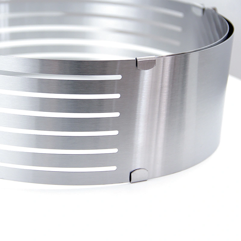 Hot sales christmas food grade stainless steel 7 layers adjustable cake mold