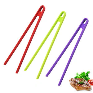Food Clip Barbecue Steak Kitchenware Utensil Tool BBQ Tongs Silicone Bread Clips Serving Food Cooking Silicone Kitchen Tongs