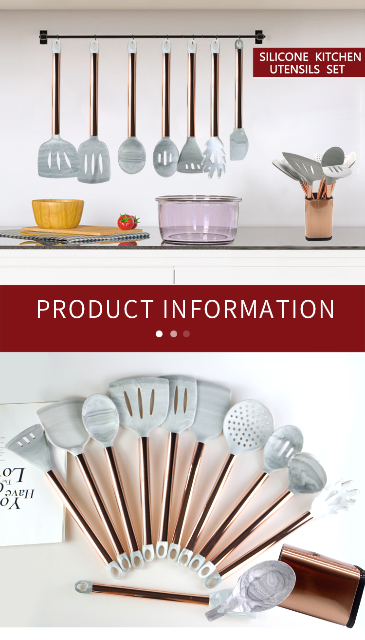silicone kitchen utensil set