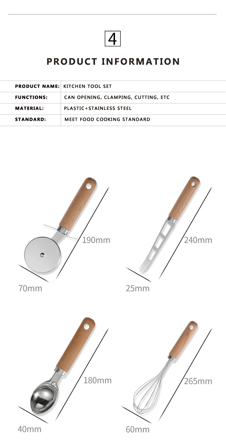 kitchen utensils stainless steel