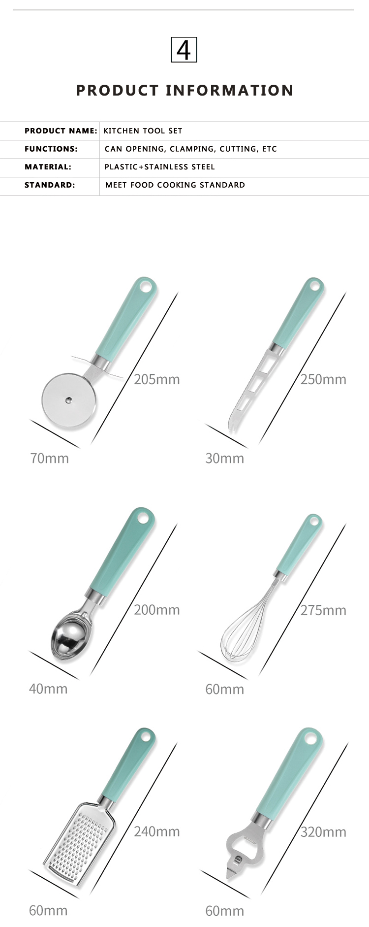 kitchen cooking tools set