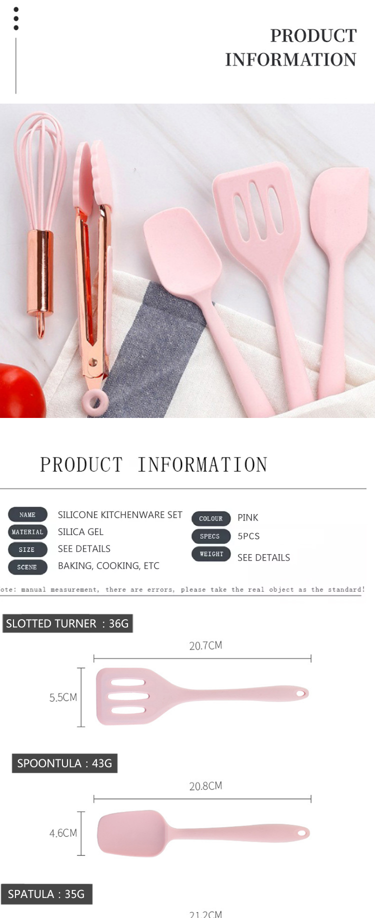 kitchen utensils silicone
