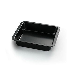Amazon hot seller stainless steel Rectangle Bake Pan Non Stick Kitchen Bakeware Carbon Steel Cake Baking Tray