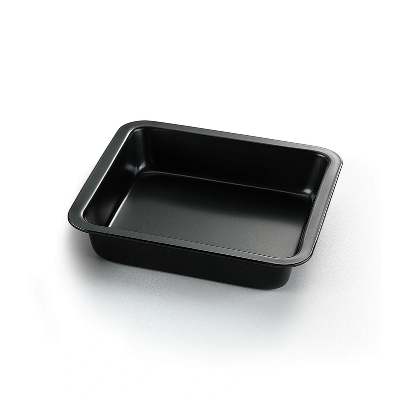 Amazon hot seller stainless steel Rectangle Bake Pan Non Stick Kitchen Bakeware Carbon Steel Cake Baking Tray