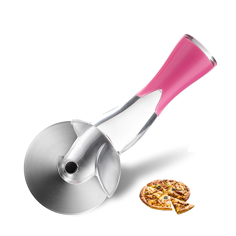 Best Selle Cooking Baking Tools Manual Sharp Pizza Slicer Non Stick Pizza Cutter With Non Slip Handle