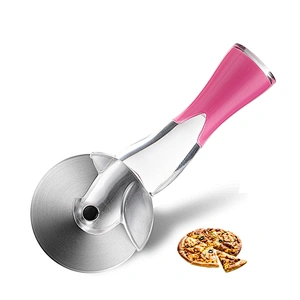 Best Selle Cooking Baking Tools Manual Sharp Pizza Slicer Non Stick Pizza Cutter With Non Slip Handle