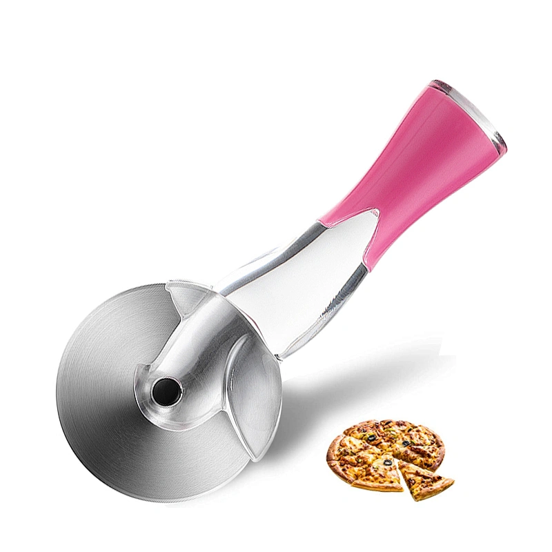 Best Selle Cooking Baking Tools Manual Sharp Pizza Slicer Non Stick Pizza Cutter With Non Slip Handle