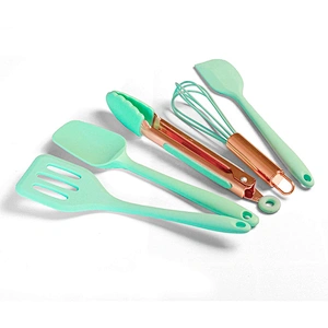 YANGJIANG FACTORY WHOLESALE SILICONE UTENSILS KITCHEN ACCESSORIES SILICONE COOKING UTENSILS SET FOR KITCHEN