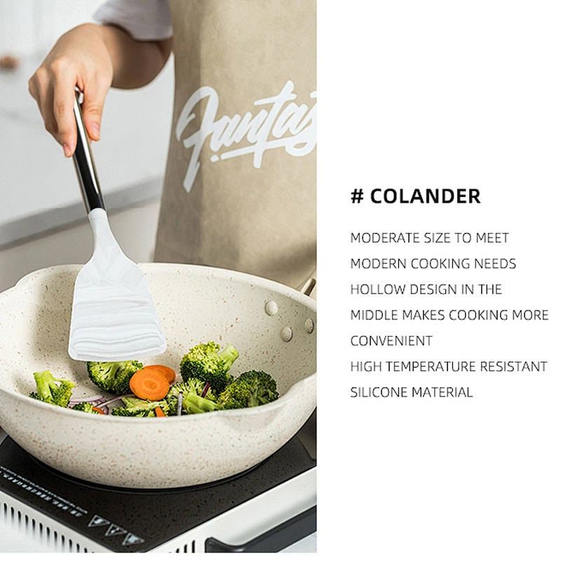 AMAZON TOP SELLER STAINLESS STEEL KITCHEN GADGETS KITCHEN UTENSILS 10 PCS MARBLE SILICONE COOKING UTENSILS SETS FOR KITCHEN
