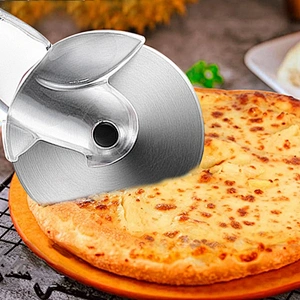 Best Selle Cooking Baking Tools Manual Sharp Pizza Slicer Non Stick Pizza Cutter With Non Slip Handle