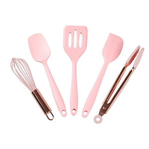 YANGJIANG FACTORY WHOLESALE SILICONE UTENSILS KITCHEN ACCESSORIES SILICONE COOKING UTENSILS SET FOR KITCHEN