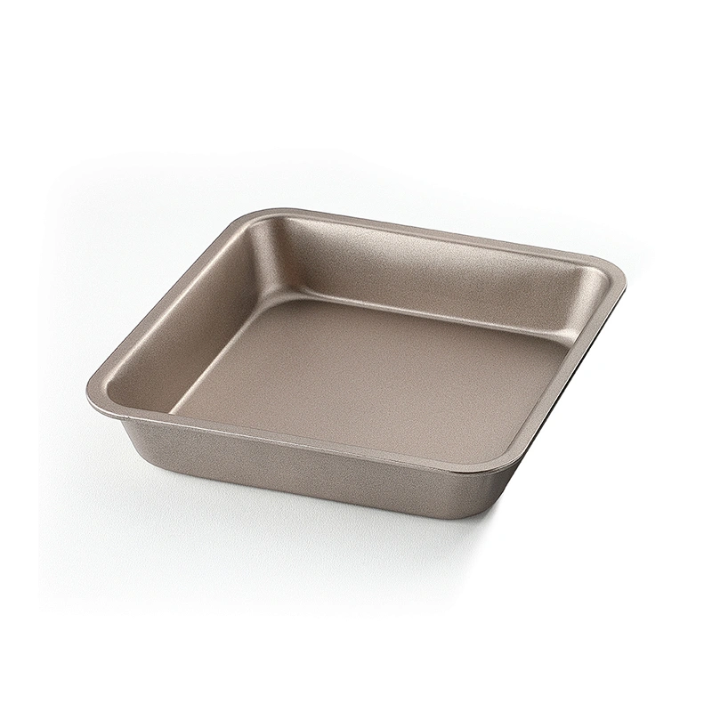 Amazon hot seller stainless steel Rectangle Bake Pan Non Stick Kitchen Bakeware Carbon Steel Cake Baking Tray